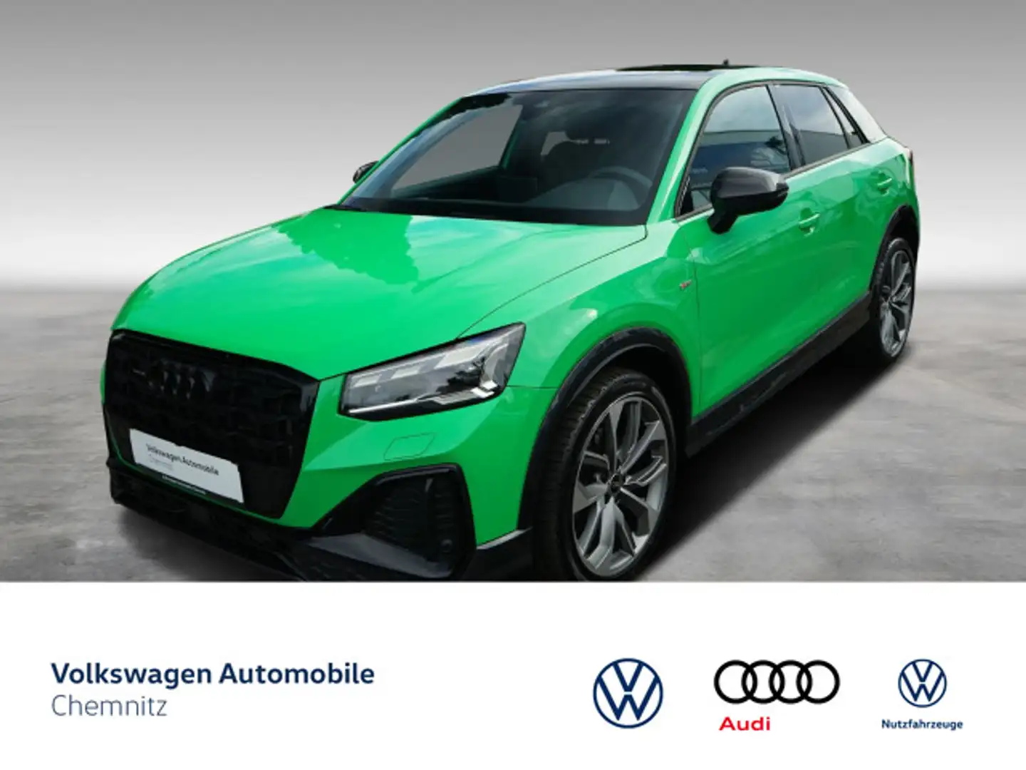 Audi Q2 40 2,0 TFSI quattro S line *Sonos* Panorama Grün - 1