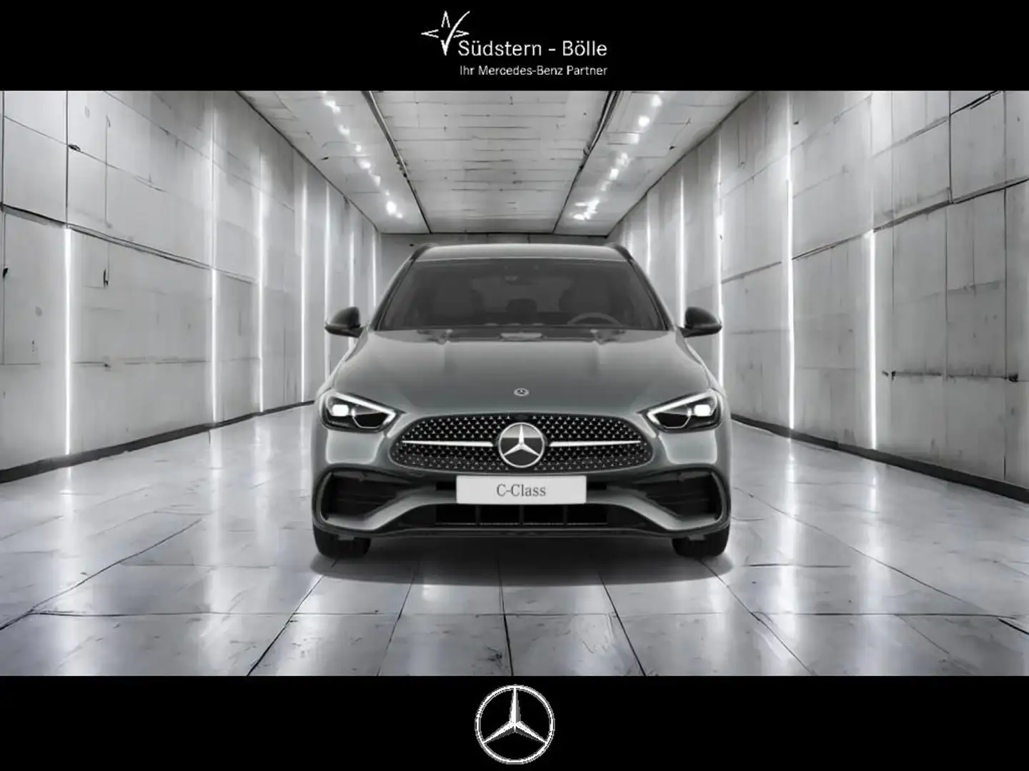 Mercedes-Benz C 300 d T AMG-ADV.PLUS+NIGHT+DISTR.+STNDHZG.+BUR Gris - 2