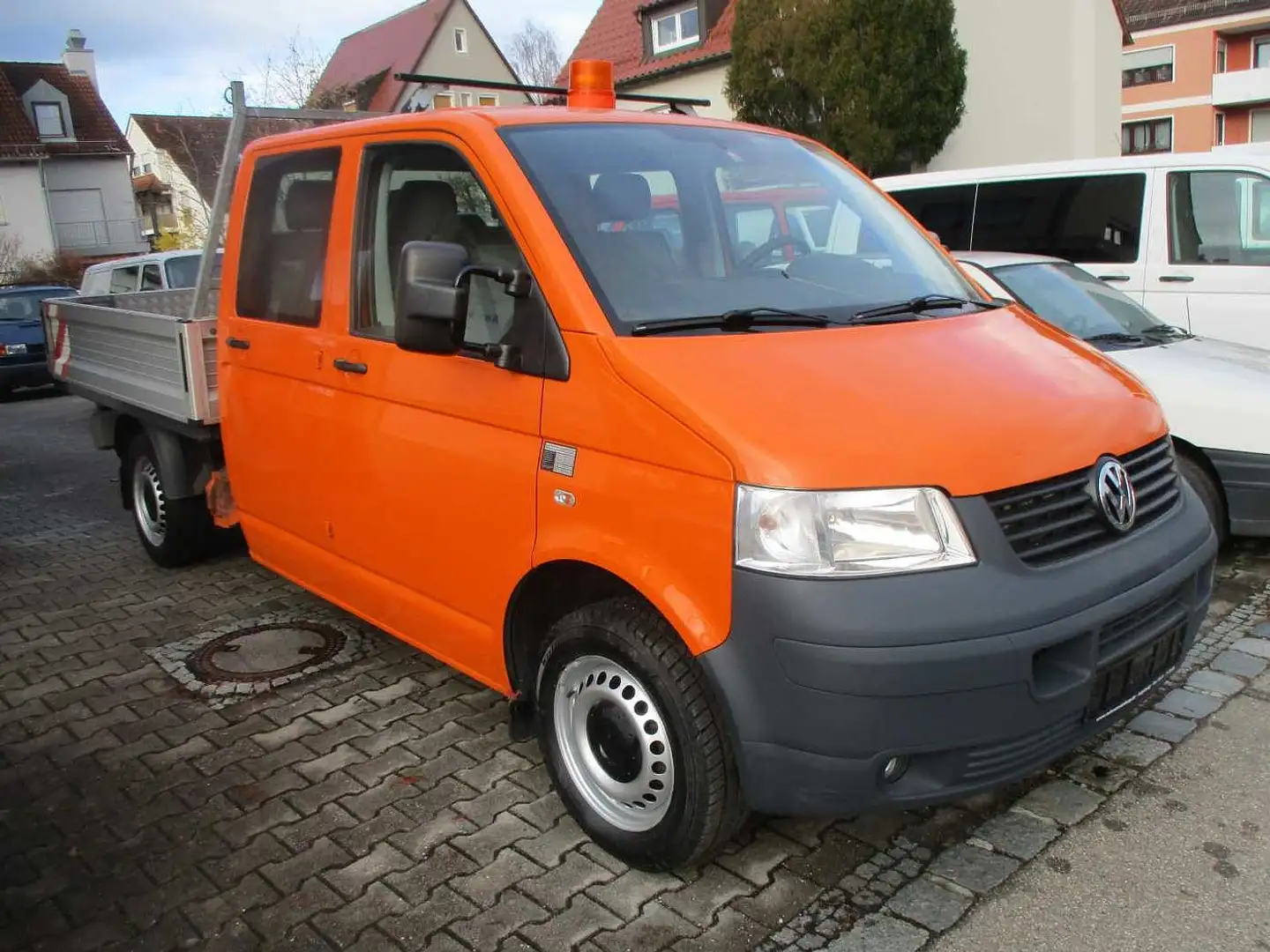 Volkswagen T5 Doppelkabine 1.9TDI, Klima Oranj - 2