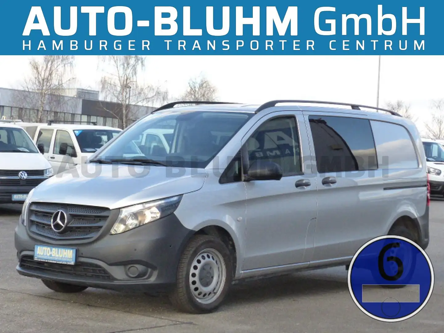 Mercedes-Benz Vito 114 CDI Mixto Compact 4X4 + Klima Standhzg. Silver - 1