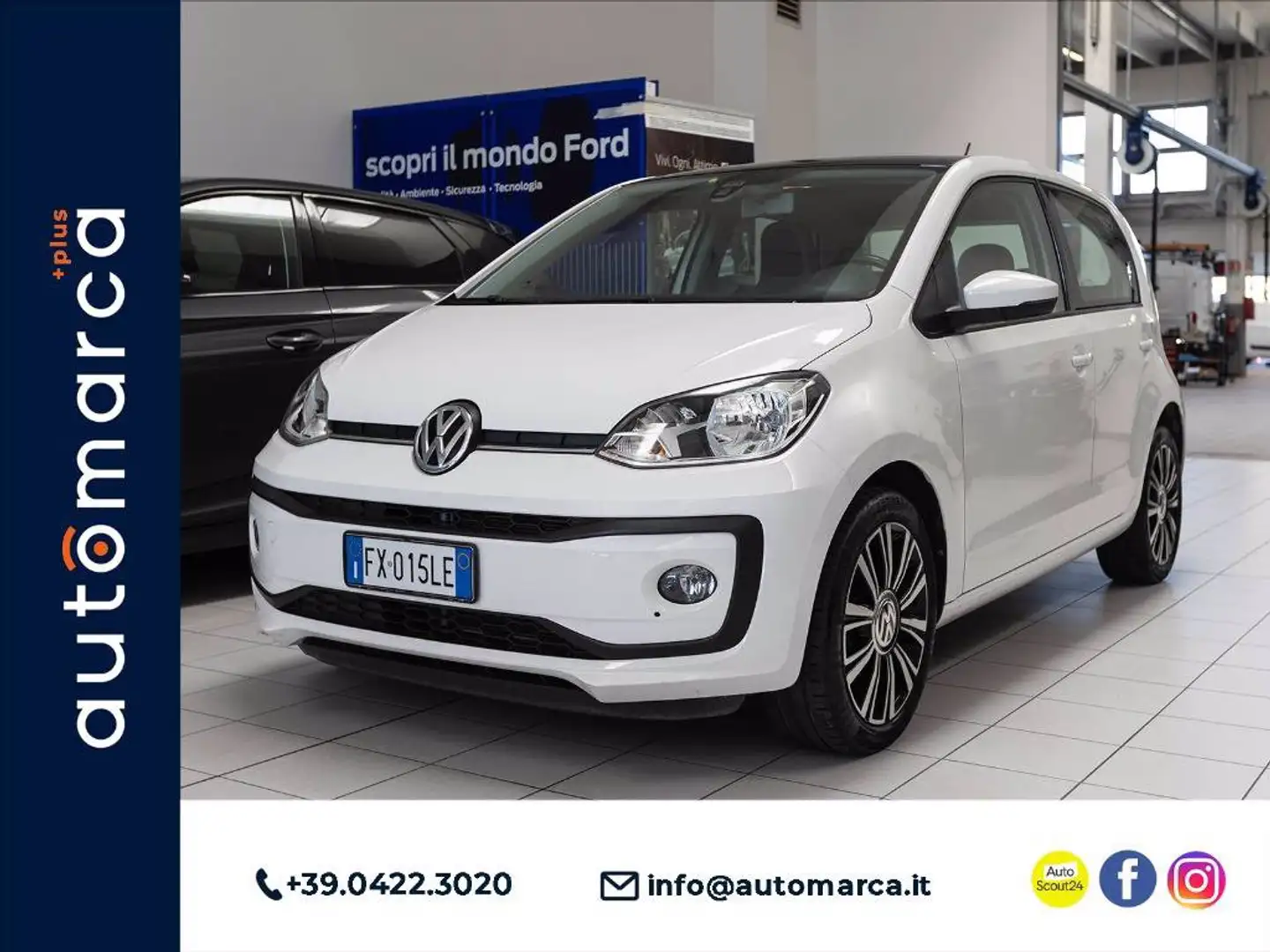 Volkswagen up! 5p 1.0 eco  Move  68cv Bianco - 1