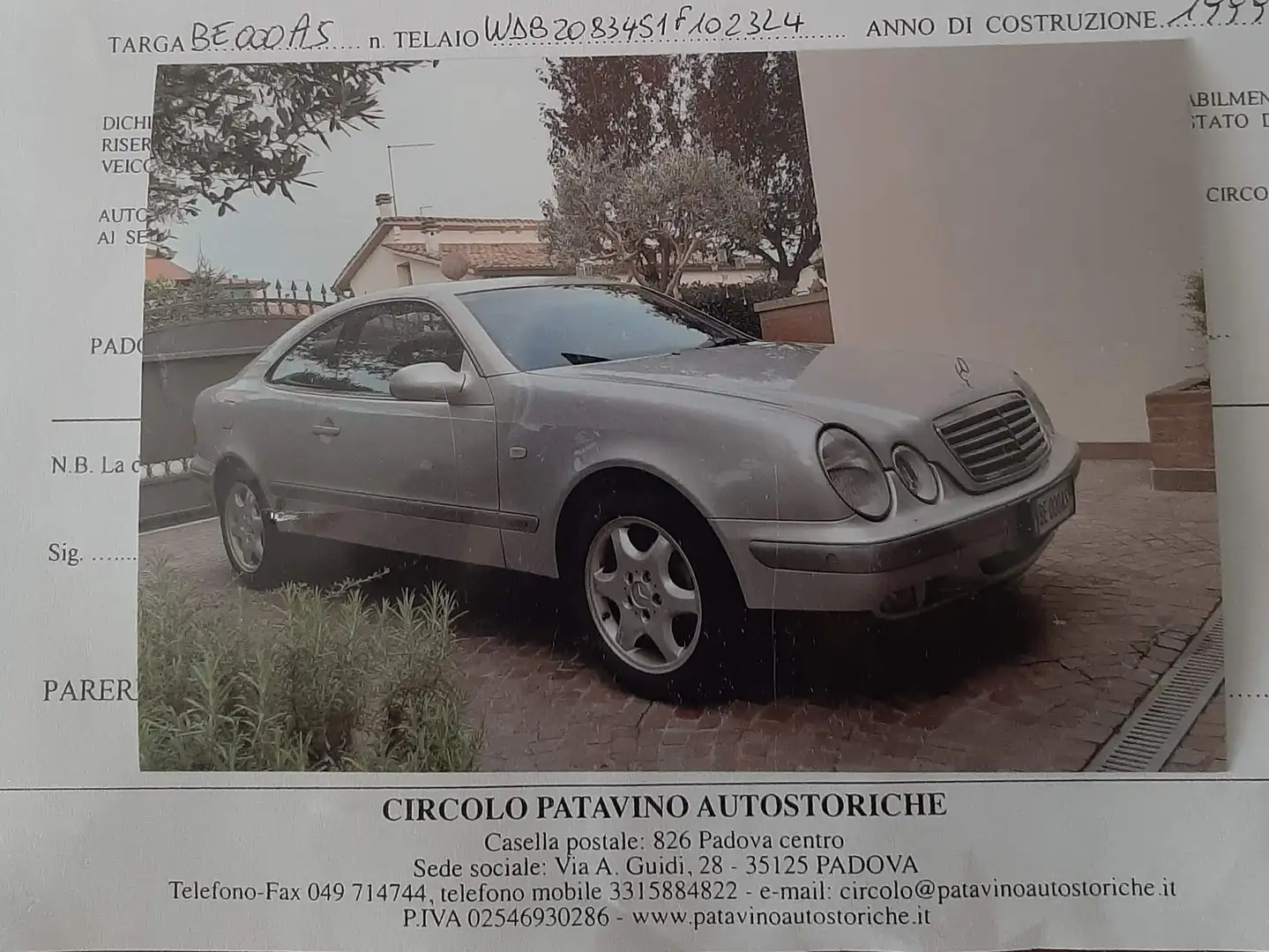 Mercedes-Benz CLK 200 CLK Coupe 200 k Elegance Grigio - 1