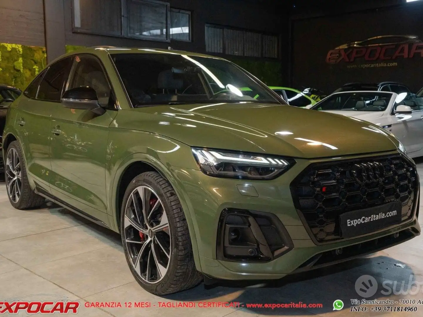 Audi SQ5 SQ5 Sportback 3.0 tdi mhev 48V sline Verde - 1