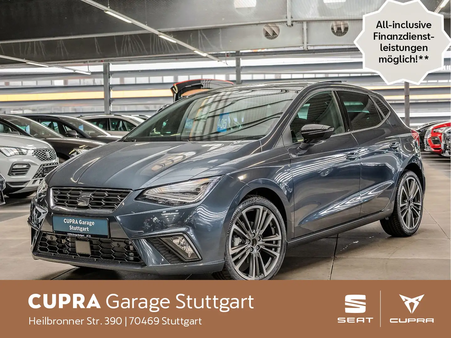 SEAT Ibiza FR Pro Black Edition 1.5 TSI DSG Gris - 1