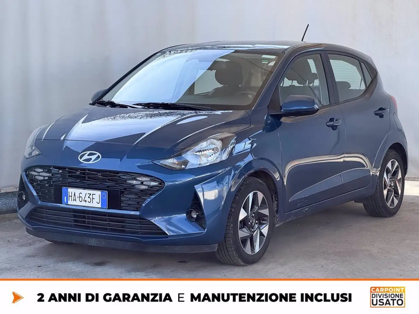 Hyundai i10 1.0 mpi connectline 63cv Bleu - 1