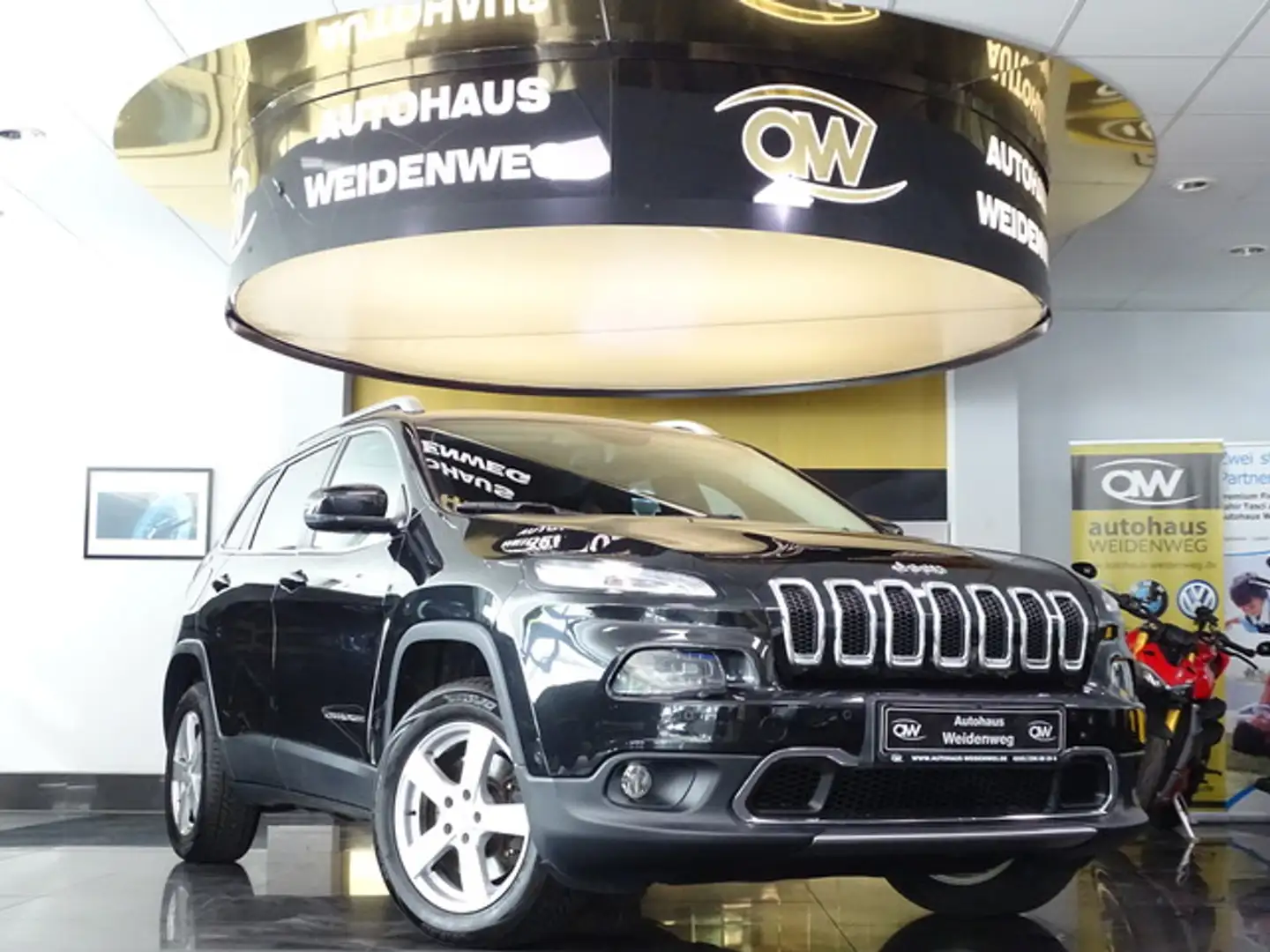 Jeep Cherokee Limited 4WD Leder Navi PDC Cam 81741KM Schwarz - 2