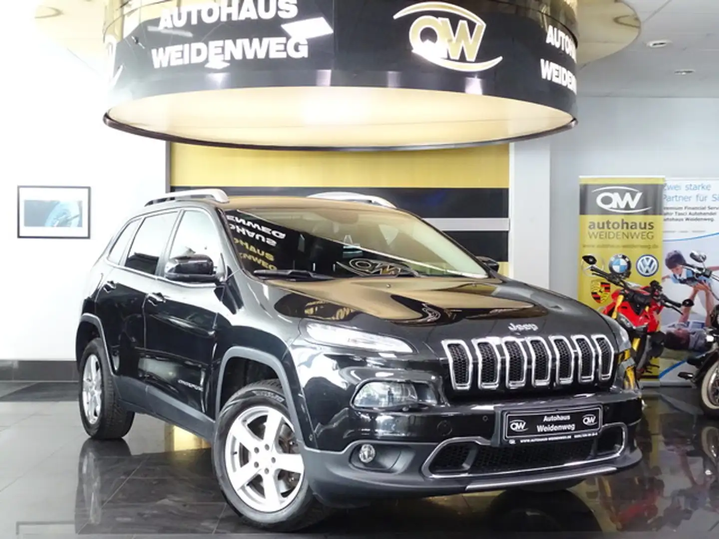 Jeep Cherokee Limited 4WD Leder Navi PDC Cam 81741KM Schwarz - 1