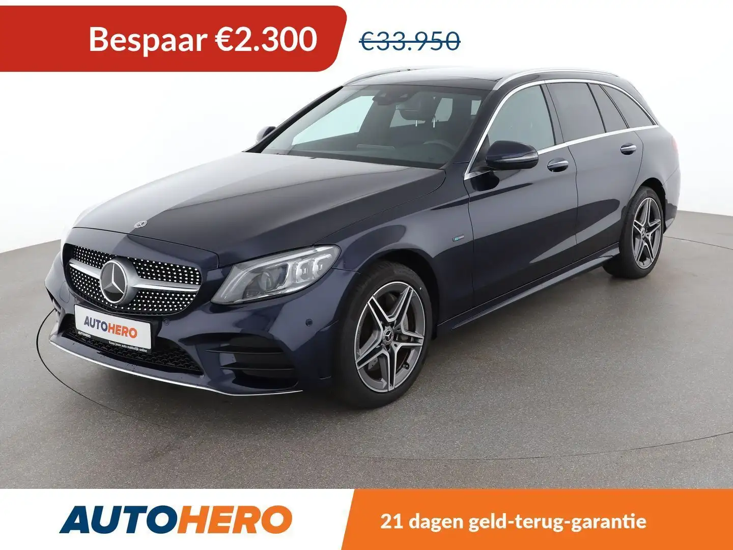 Mercedes-Benz C 300 C 300e T AMG Line Blauw - 1