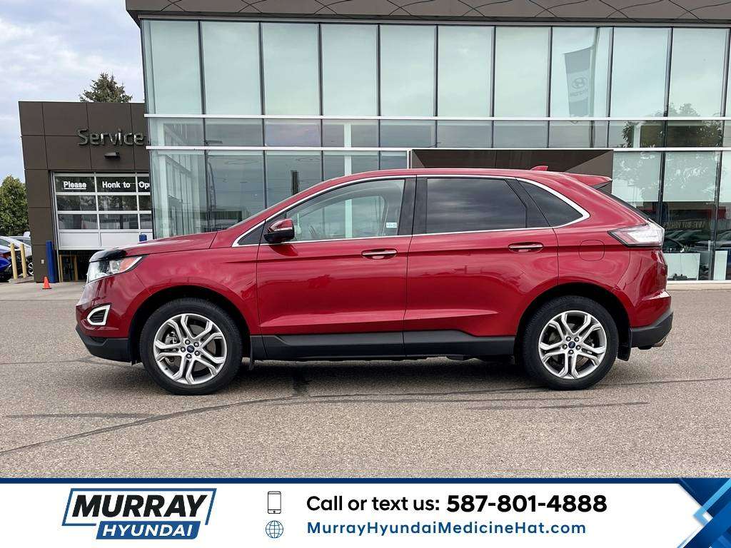 Ruby Red Metallic Tinted Clear 2016 Ford Edge SUV / Crossover All-Wheel Drive Automatic