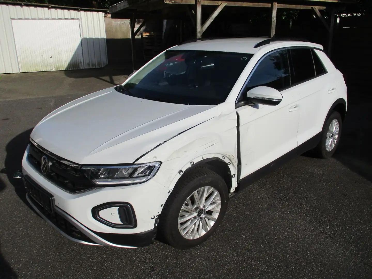 Volkswagen T-Roc 1.0 TSI  "Life"  -NAVI-LED-PDC- Blanc - 1
