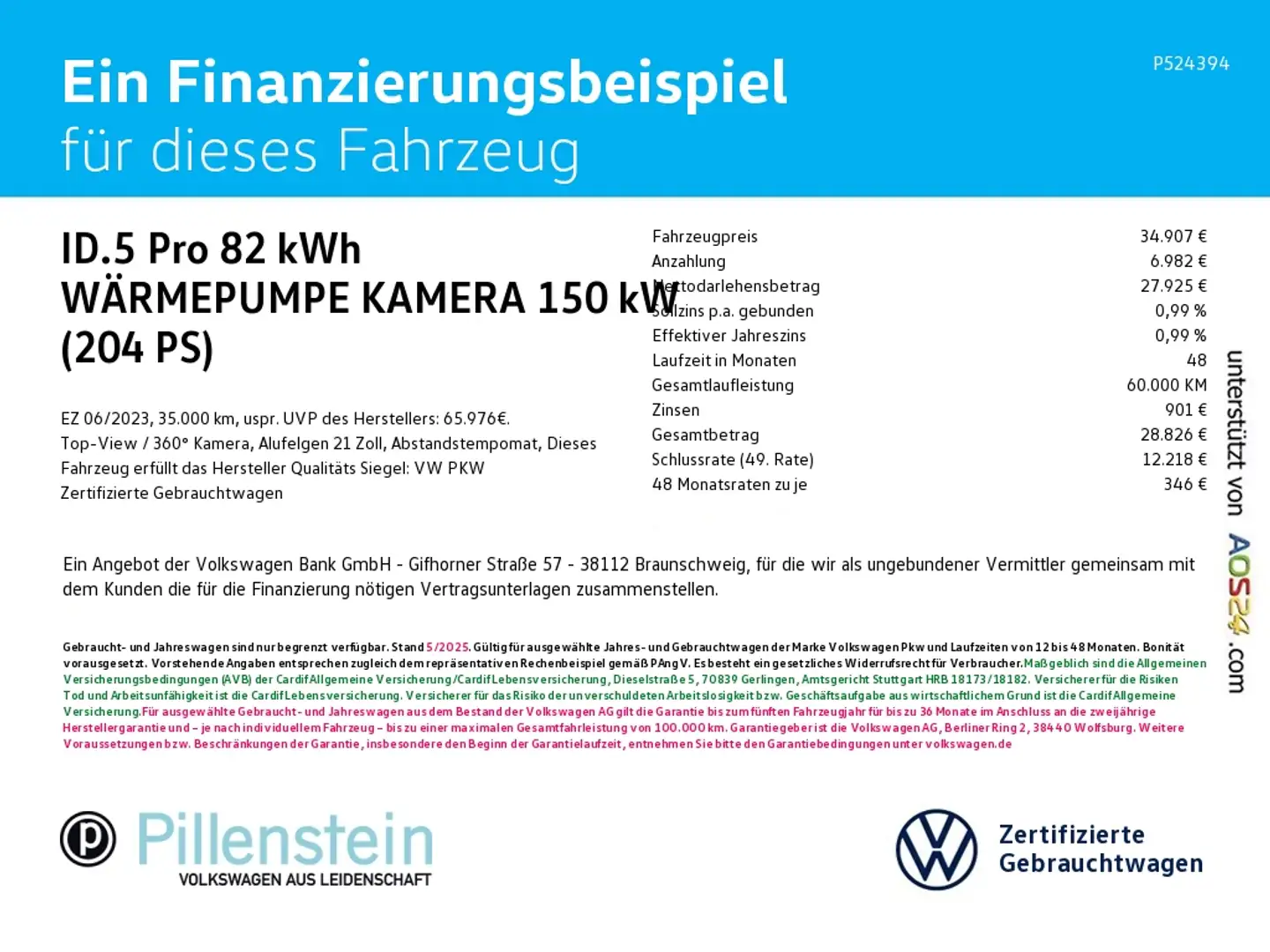 Volkswagen ID.5 Pro 82 kWh WÄRMEPUMPE KAMERA AHK NAVI Rot - 2