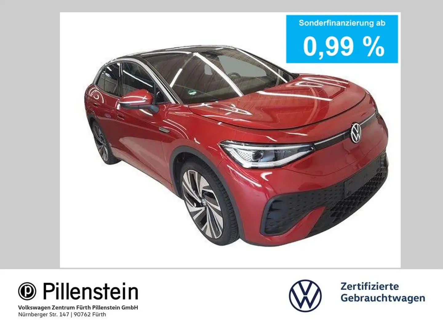 Volkswagen ID.5 Pro 82 kWh WÄRMEPUMPE KAMERA AHK NAVI Rot - 1