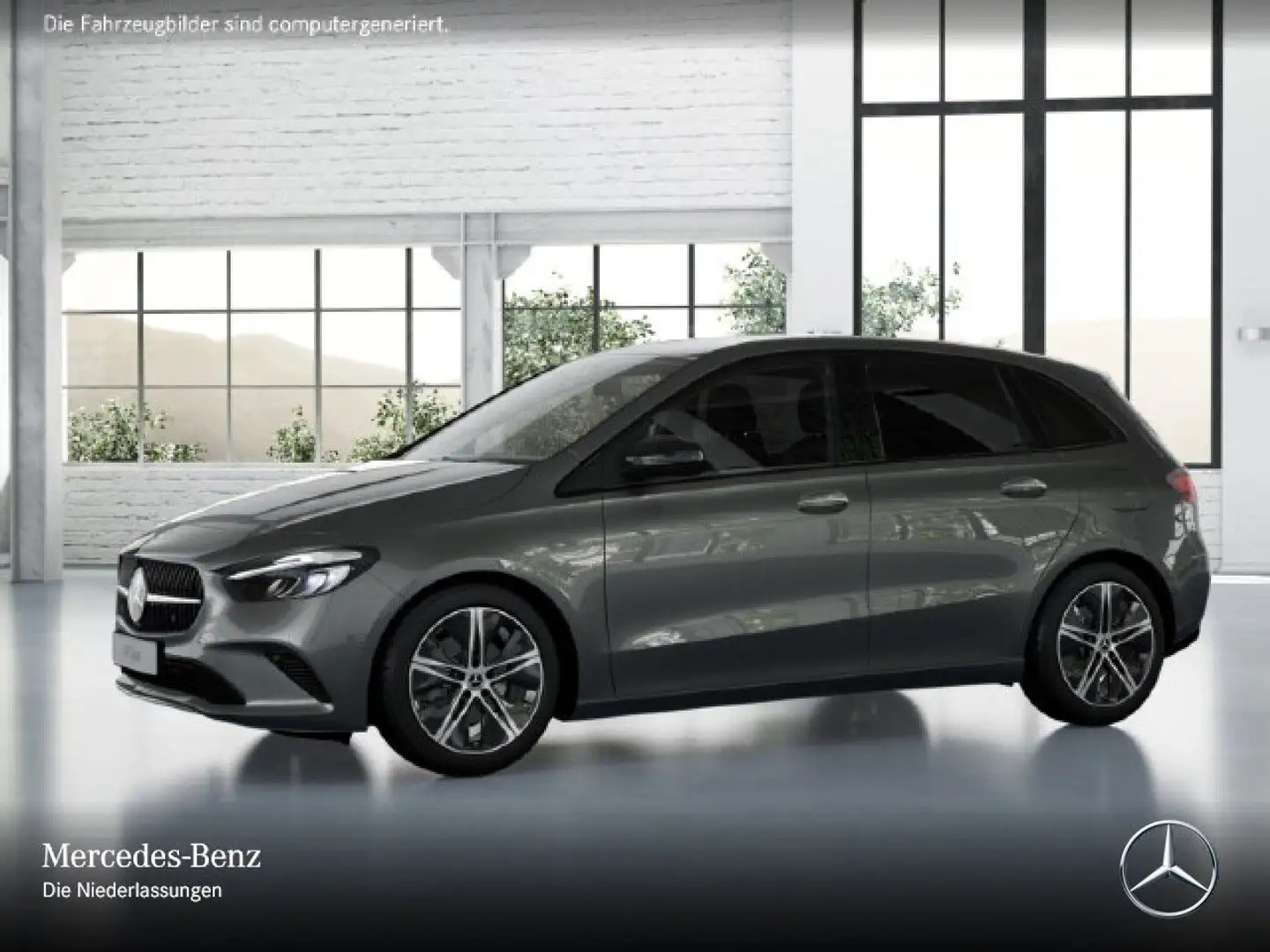 Mercedes-Benz B 200 PROGRESSIVE+NIGHT+PANO+AHK+LED+KAMERA+TOTW Grau - 2