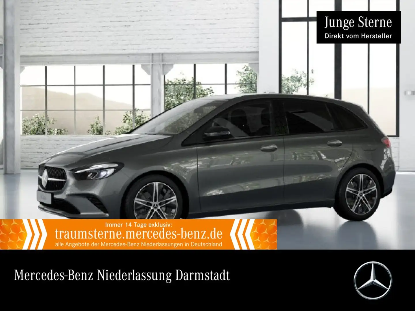 Mercedes-Benz B 200 PROGRESSIVE+NIGHT+PANO+AHK+LED+KAMERA+TOTW Grau - 1