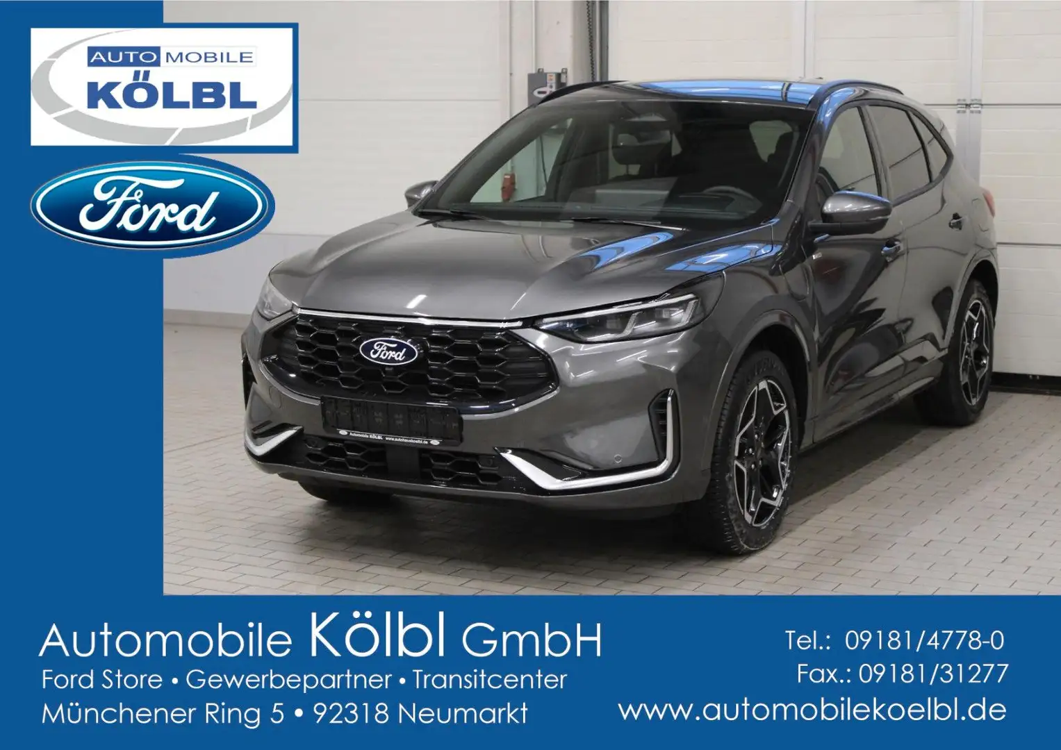 Ford Kuga 2.5l PHEV ST-Line X, 360°KAMERA/LMR19'' Grau - 1