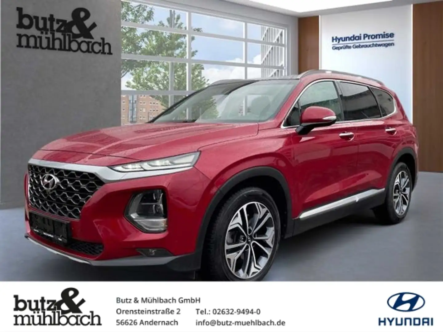 Hyundai SANTA FE Diesel 2.2 CRDi 4WD Automatik Premium Roşu - 1