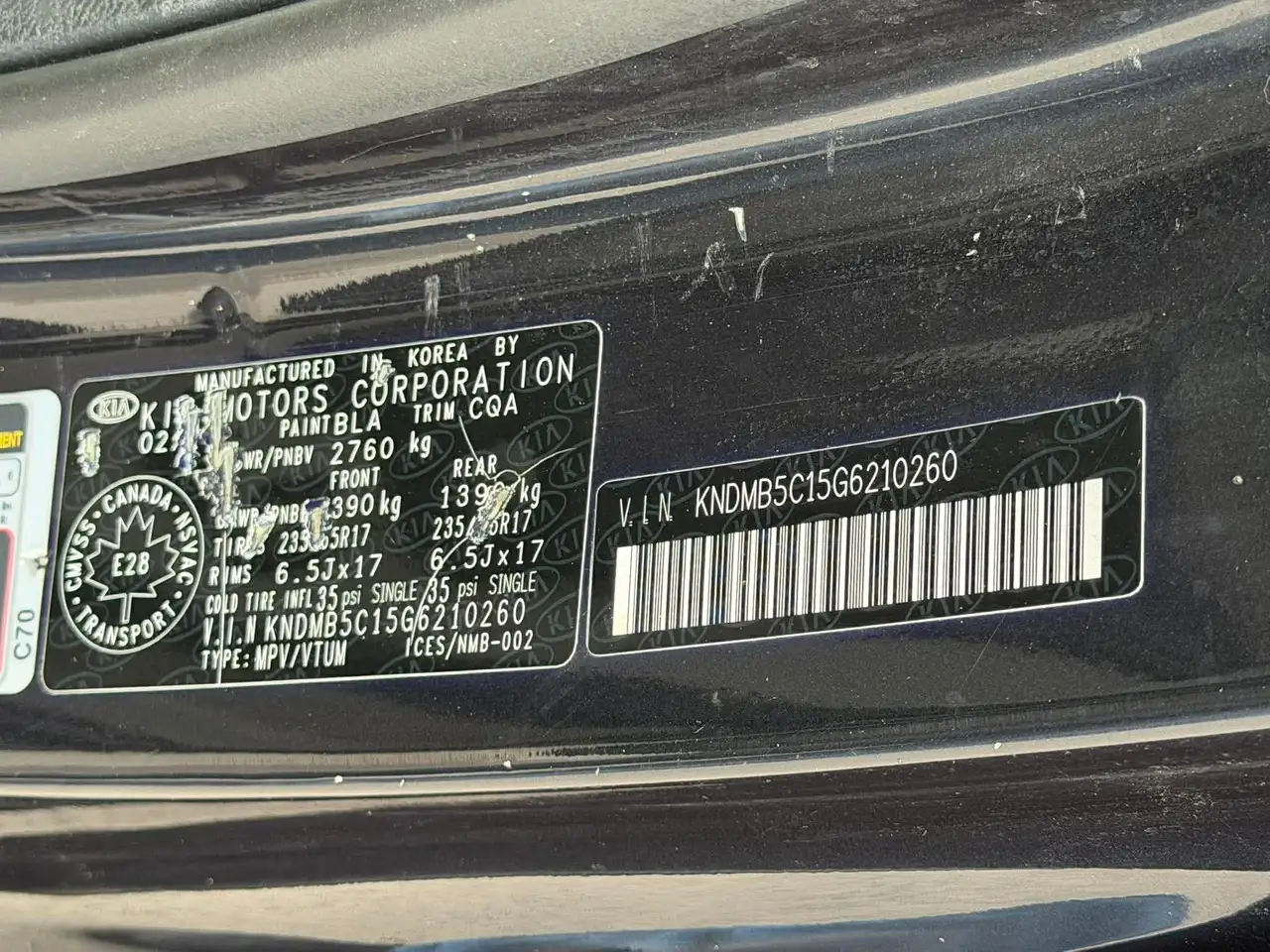 Kia Sedona снимка Kia Sedona