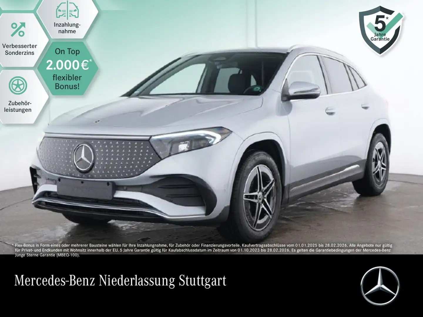 Mercedes-Benz EQA 250 AMG+ADVANCED+KAMERA+SPUR Silber - 1