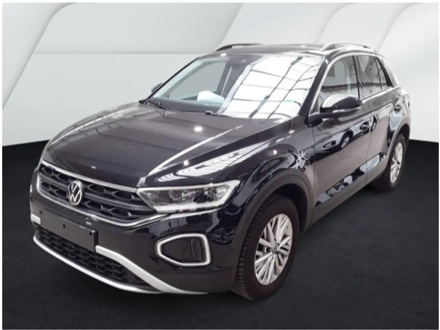 Volkswagen T-Roc 1.0 TSI LIFE LED+ NAVI WINTEP. APP-CON Schwarz - 2