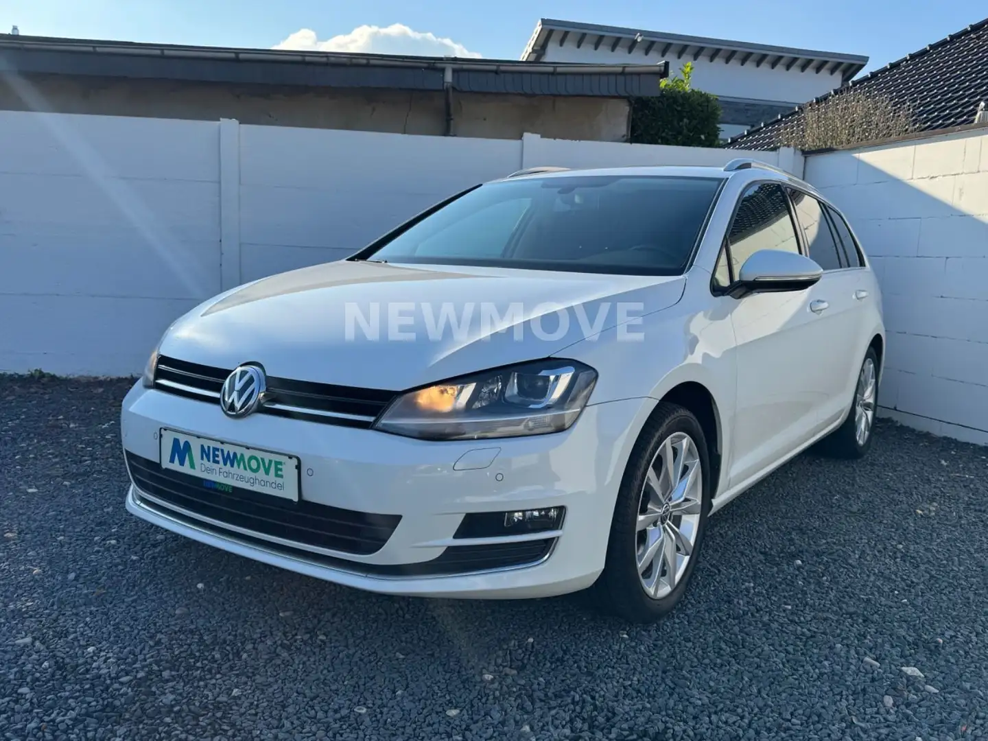 Volkswagen Golf VII Variant Highline Massage Teilleder SHZ Blanc - 2