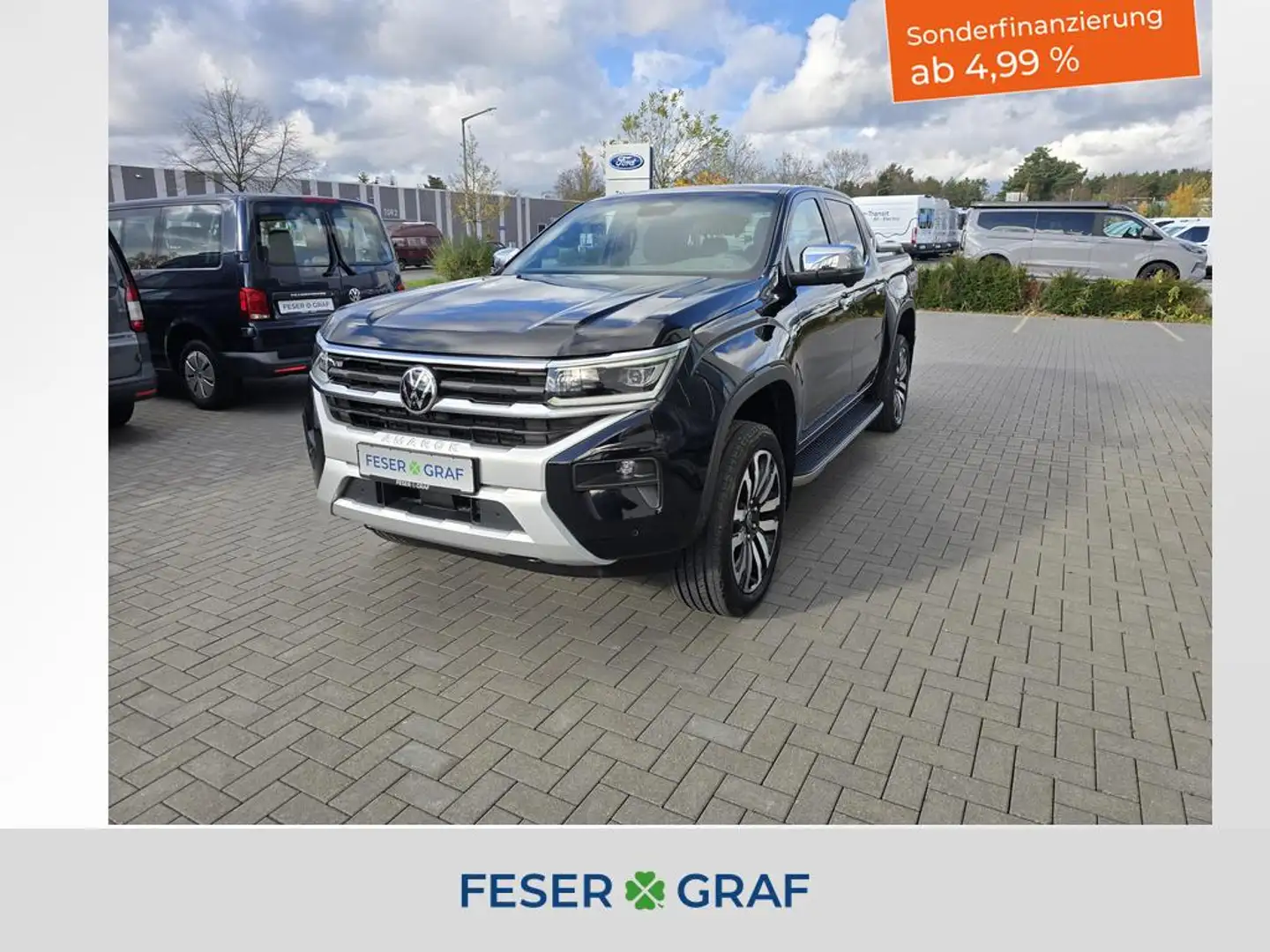 Volkswagen Amarok 3.0 TDI Aventura 4M Navi 21" AHK IQ.Light Schwarz - 1