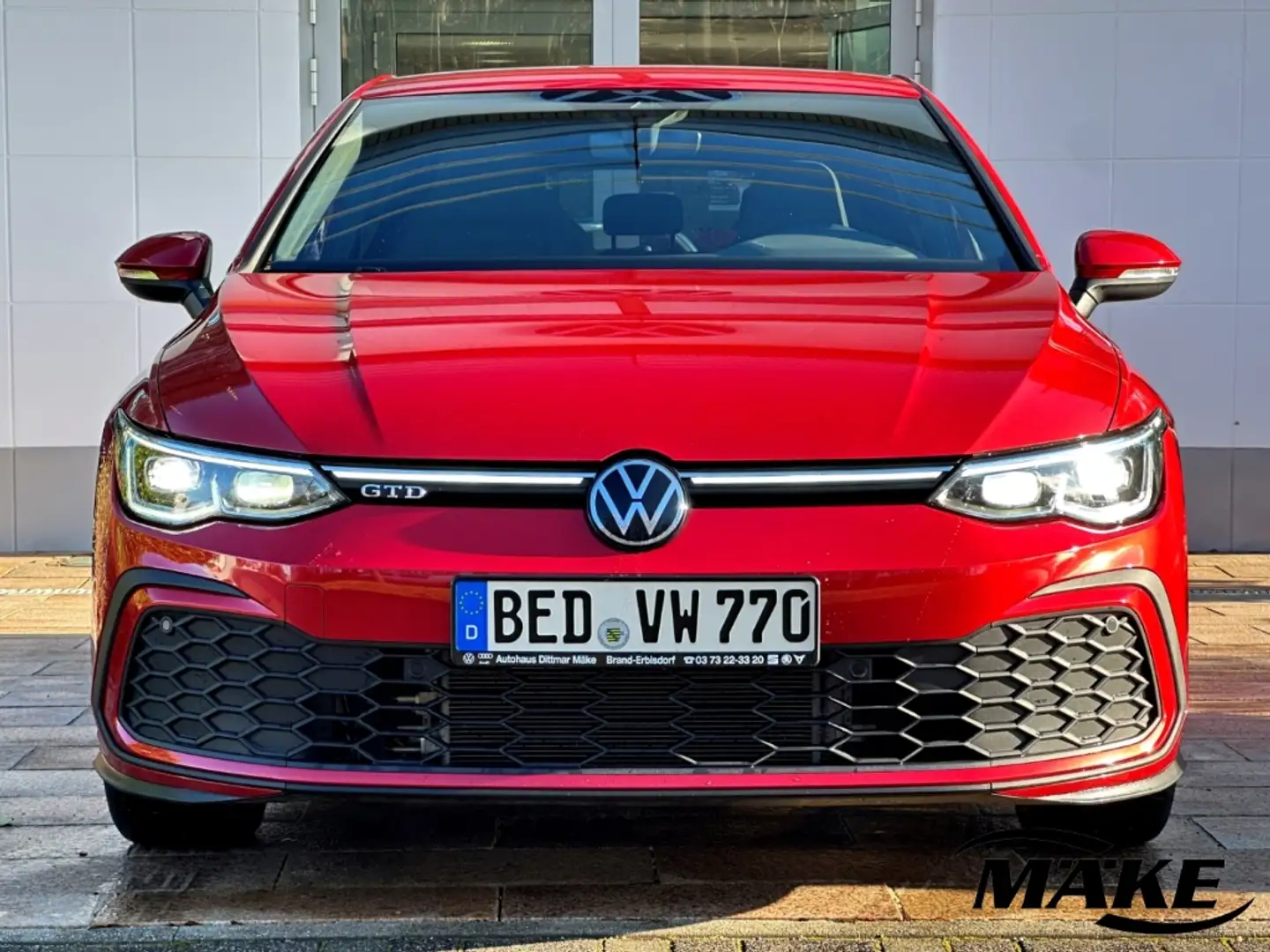 Volkswagen Golf GTD 2.0 TDI DSG STDHZG ACC LED AHV SHZ RFK LED Rot - 2