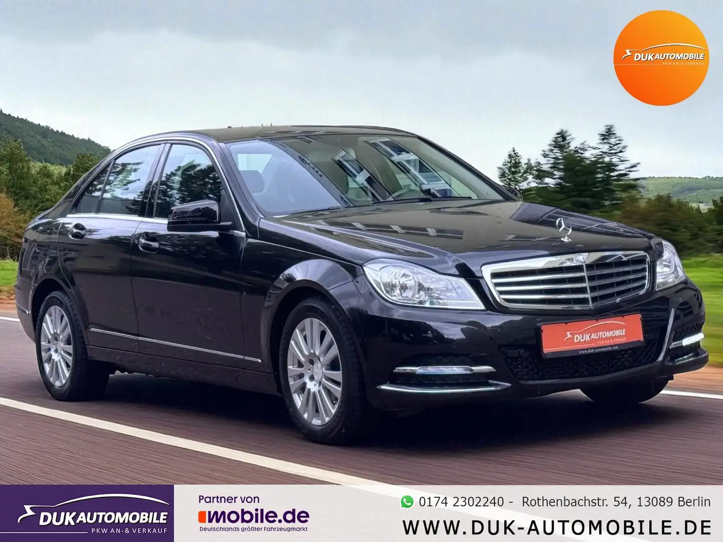 Mercedes-Benz C 180 CGI BlueEfficiency Automatik *Navi*Schiebedach* Noir - 1