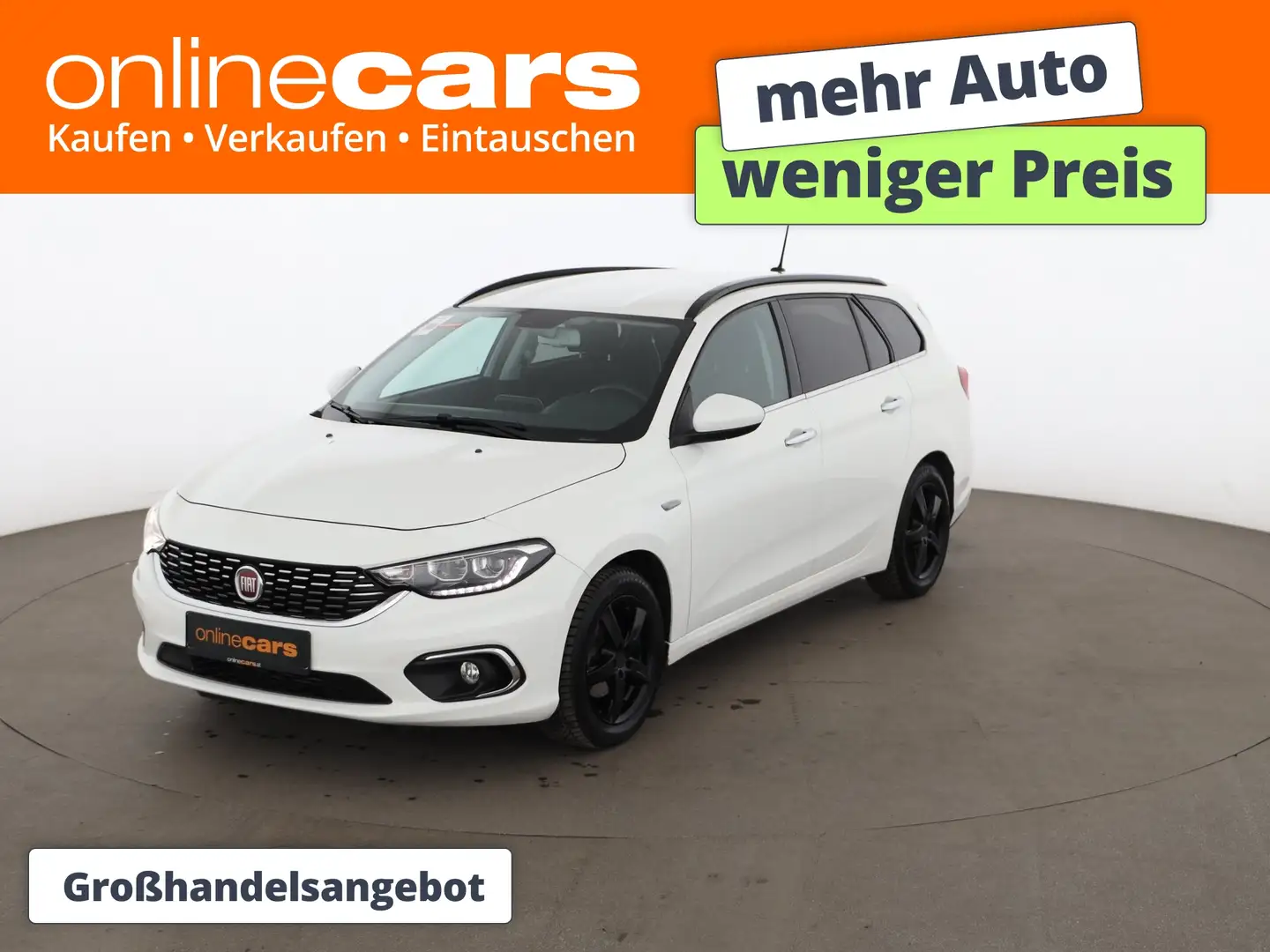 Fiat Tipo Kombi 1.4 T-Jet AHK NAVI R-CAM TEMP PDC Weiß - 1