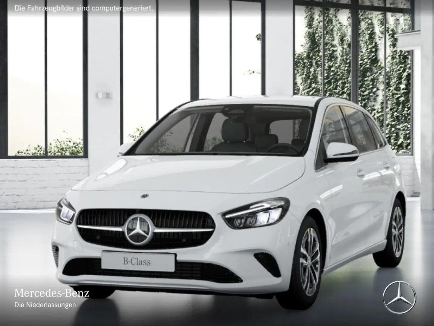 Mercedes-Benz B 220 4M PROGRESSIVE+360°+LED+STHZG+TOTW+8G Blanc - 2