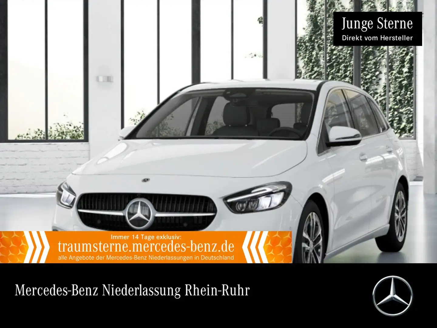 Mercedes-Benz B 220 4M PROGRESSIVE+360°+LED+STHZG+TOTW+8G Blanc - 1