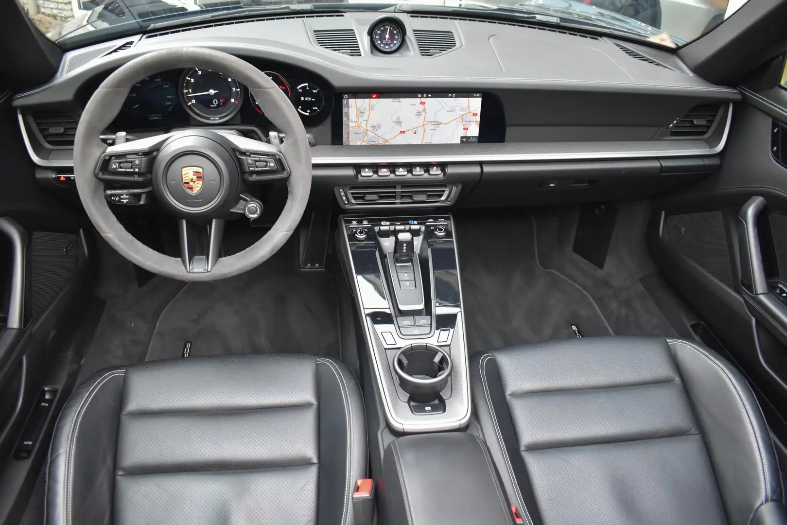 Porsche 992 Cabrio 3.0 Carrera S Cabrio Sport Chrono Leder Cam Noir - 2
