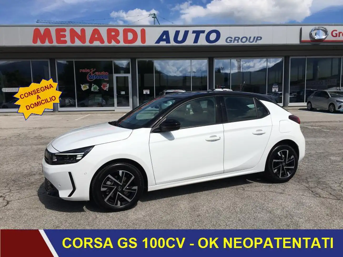 Opel Corsa 1.2 100cv GS SUPER-ACCESSORIATA!! Bianco - 1
