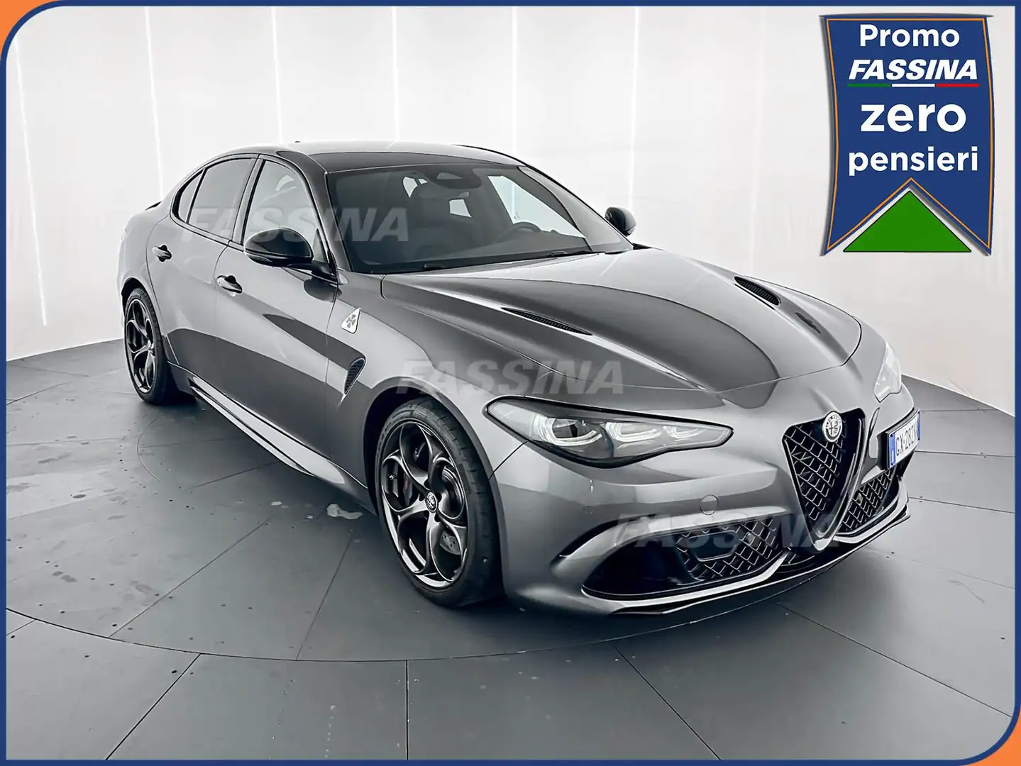 Alfa Romeo Giulia Giulia 2.9 V6 Bi-Turbo AT8 Quadrifoglio Gris - 1