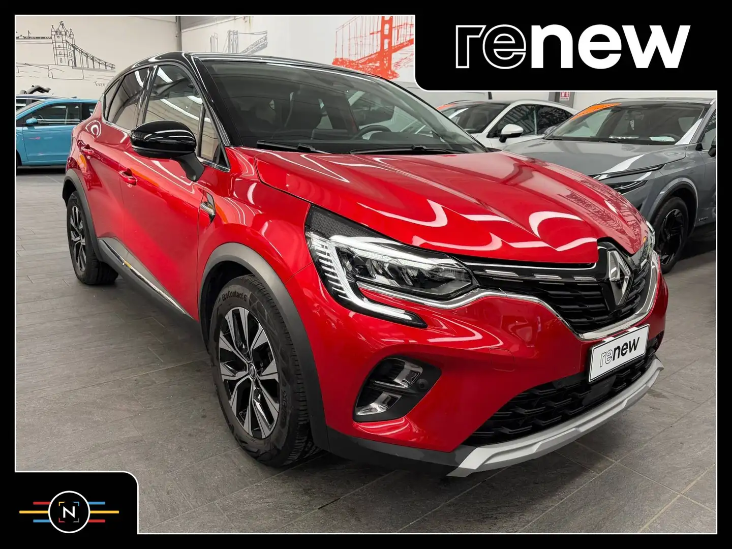 Renault Captur Techno 1.6 E-Tech full hybrid 145cv auto Rouge - 1