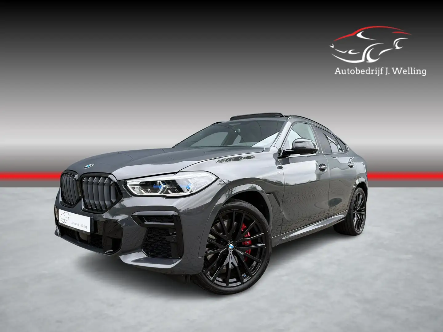 BMW X6 xDrive40d M-sport / pano / 22 inch / HUD / Dravite Grau - 1
