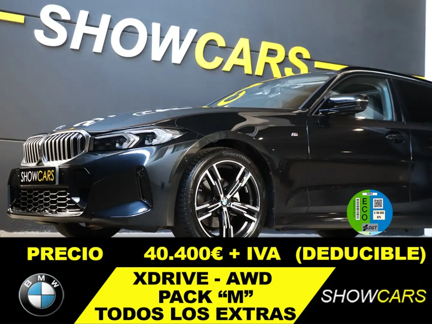 BMW 320 320dA xDrive Touring M Sport Negro - 1