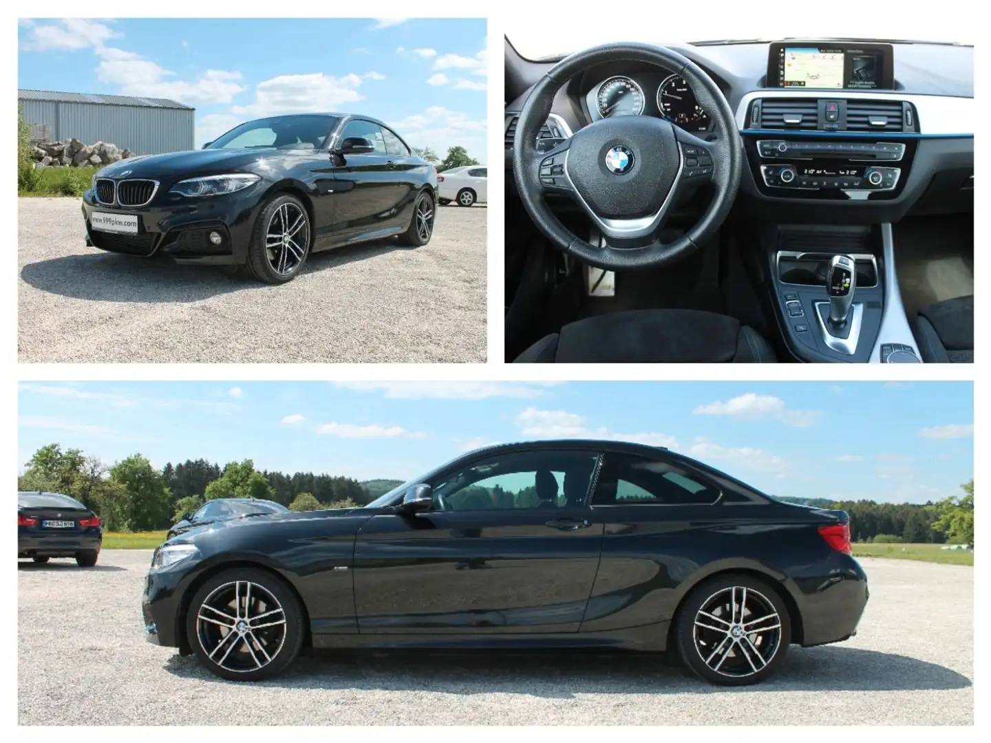 BMW 220 d Coupé Automatik M Sportpaket AHK Sportpaket Чёрный - 1