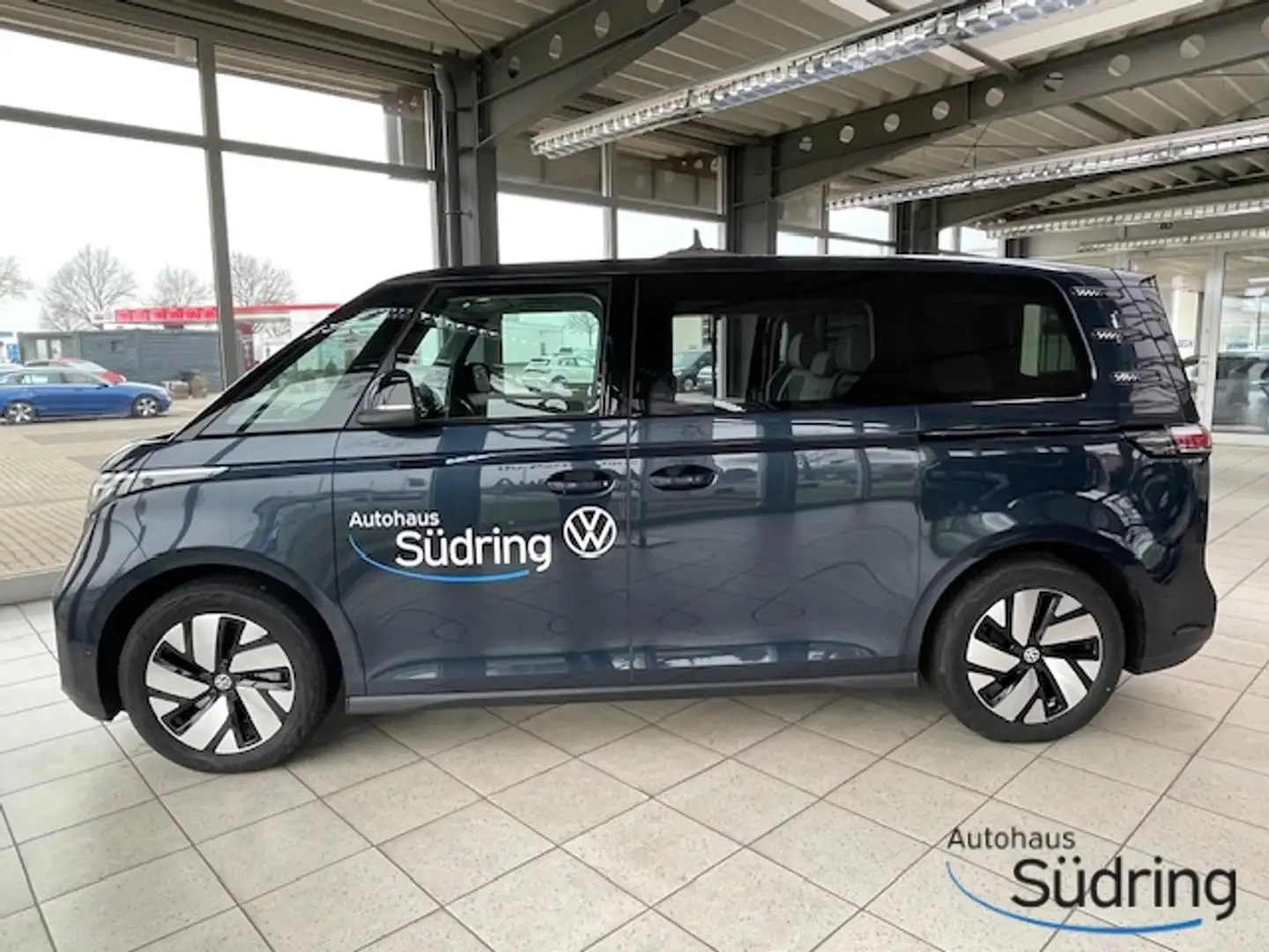 Volkswagen ID. Buzz Pro 77 kWh AHK Navi IQ.Light El. Heckkl. Blau - 2