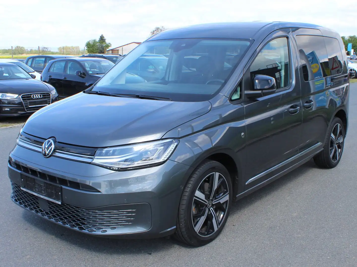 Volkswagen Caddy Style*VirtualCP*NAVI*LED*Kamera*Teilleder*Standhzg Grau - 1
