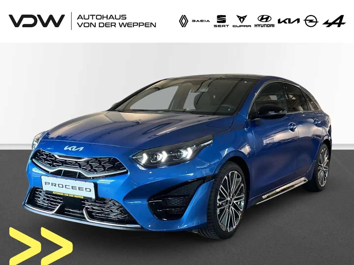 Kia ProCeed / pro_cee'd GT-Line 1.5T 140 DCT7 GTL TEC GD 18Z LEDER Klima Blau - 1