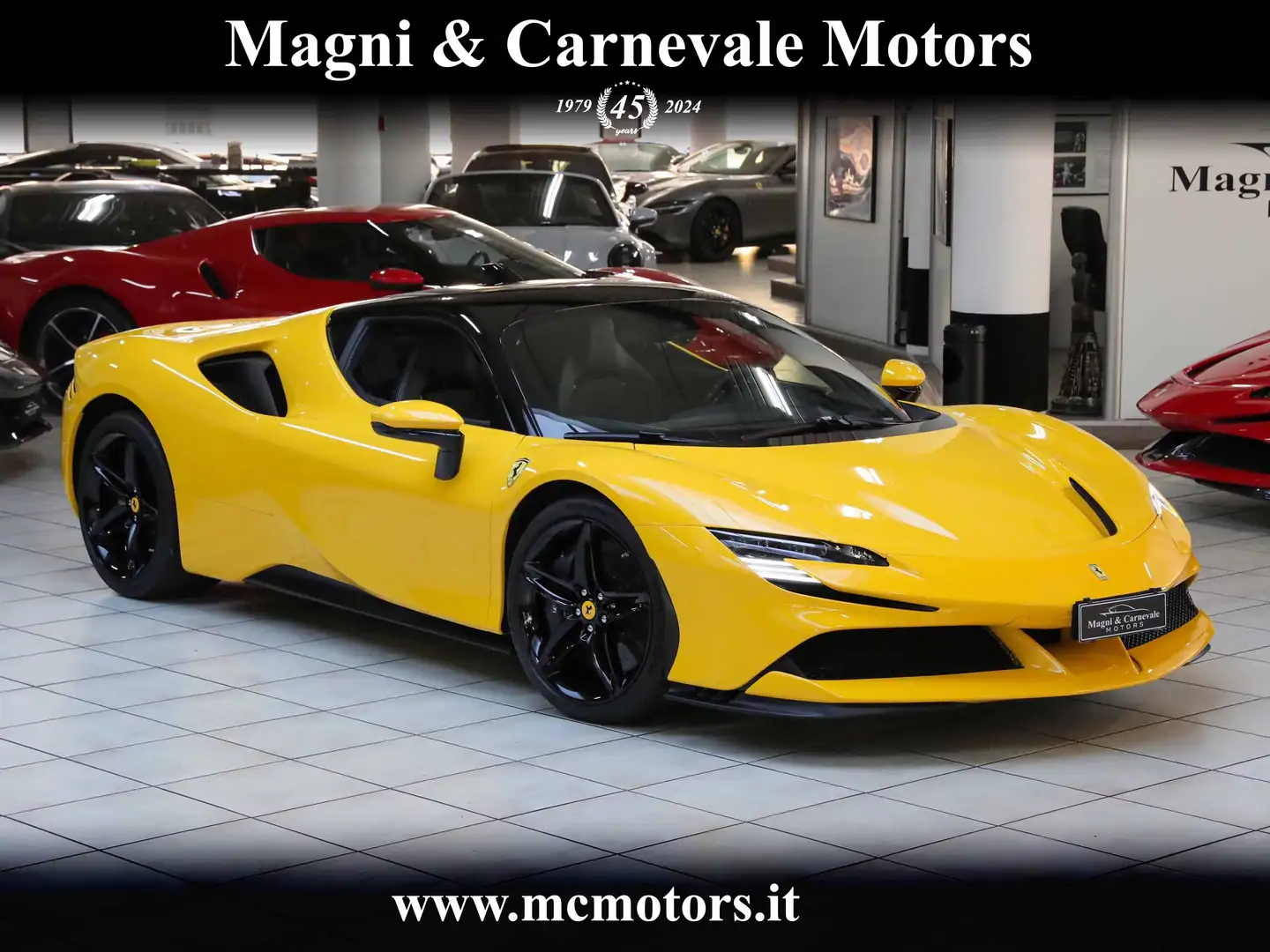 Ferrari SF90 Stradale LIFT SYSTEM|TELECAMERA|SCUDETTI|CARBON+LEDS|AFS Giallo - 1