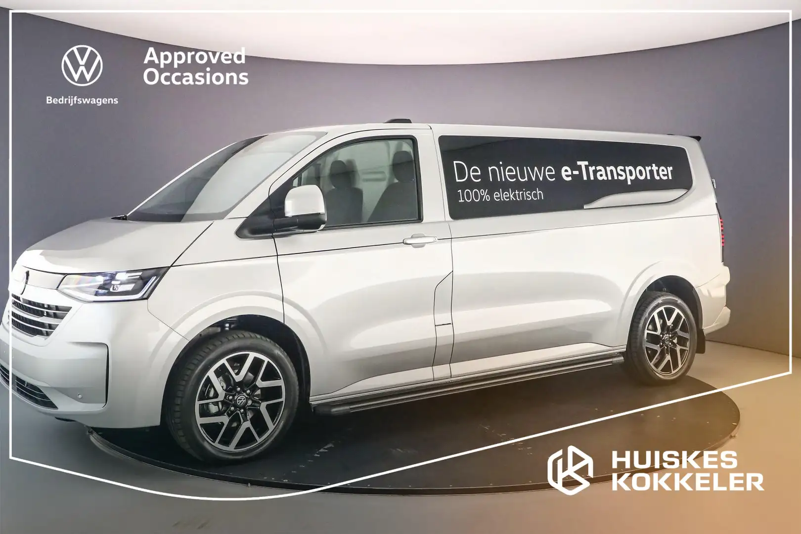 Volkswagen Transporter e-Transporter L2 Bulli 286pk | 19" | Sidebars | Tr Argent - 1