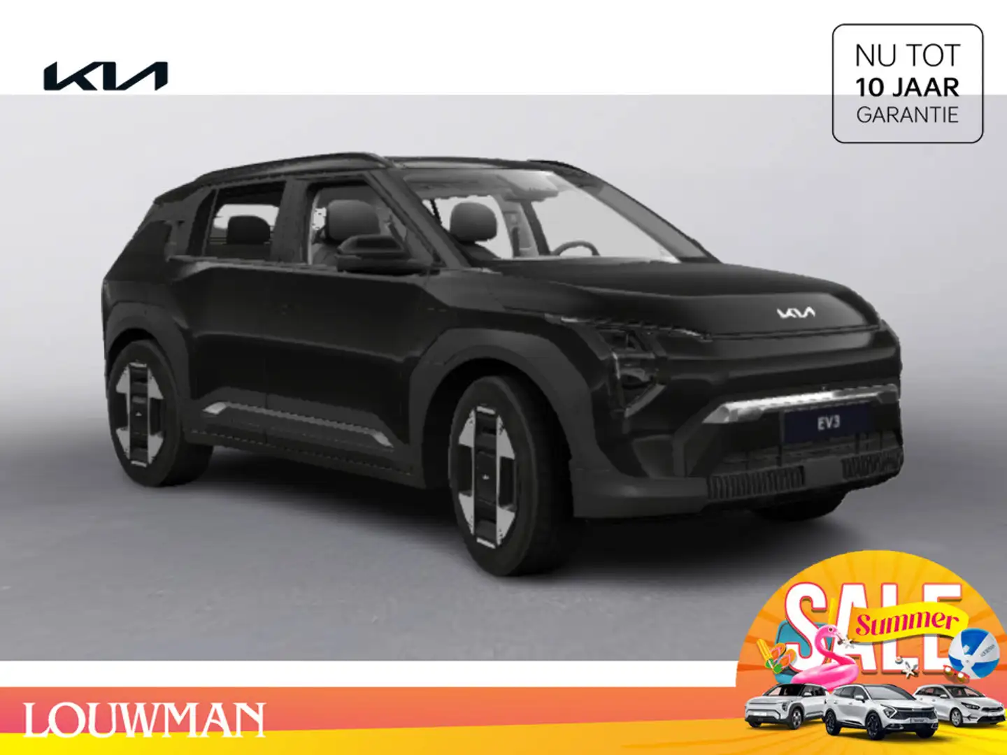 Kia EV3 Plus Advanced 58.3 kWh Elektrisch FWD Crossover Au Zwart - 1