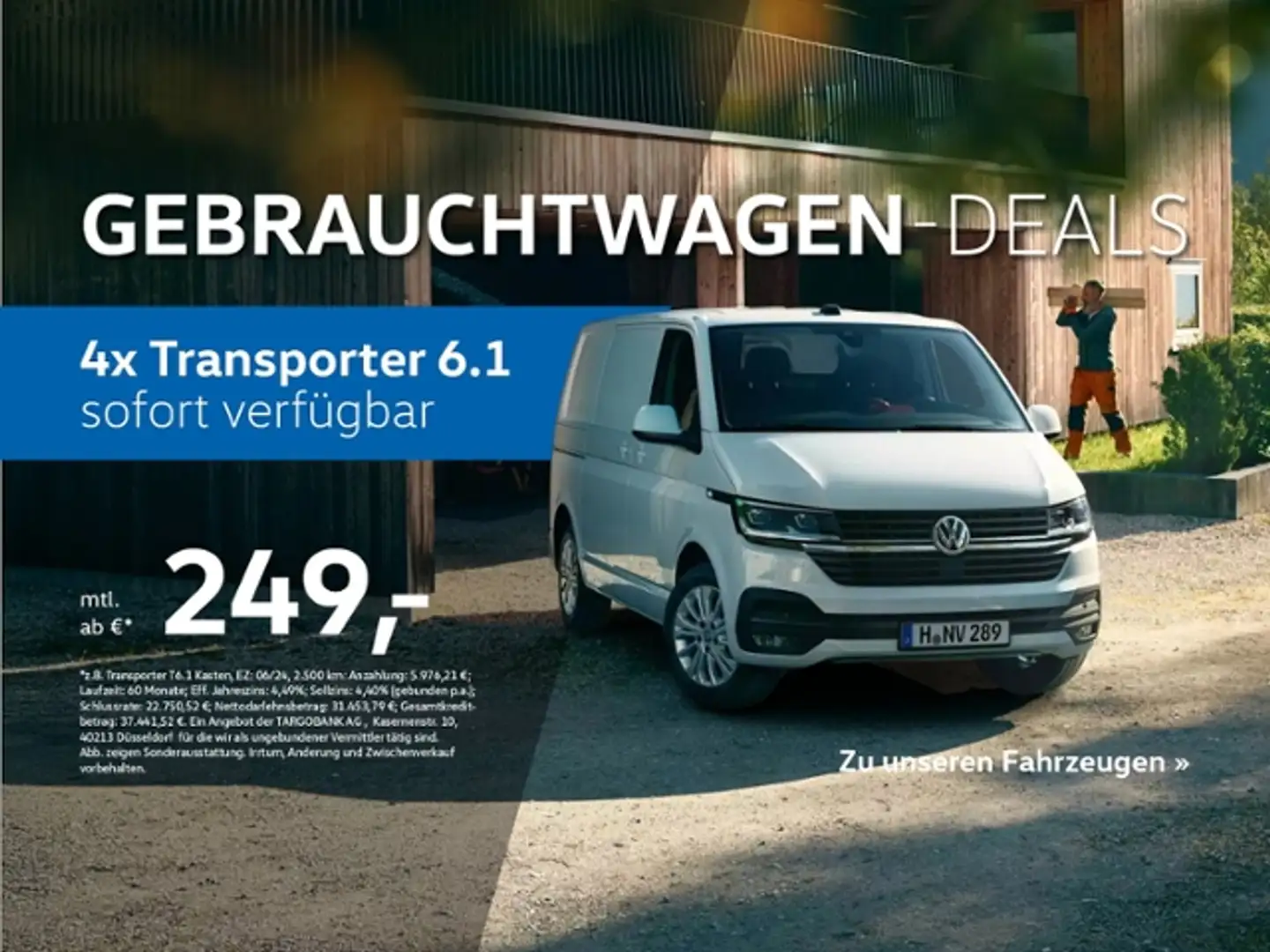 Volkswagen T6.1 Transporter T6.1 2.0 TDI Transporter Kasten SONDERPREIS Білий - 2