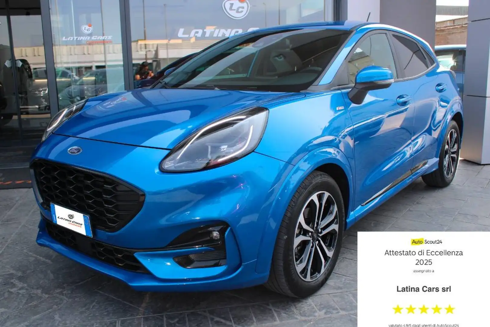 Ford Puma 1.0 HYBRID ST-Line s&s 125cv con CarPlay Modrá - 1