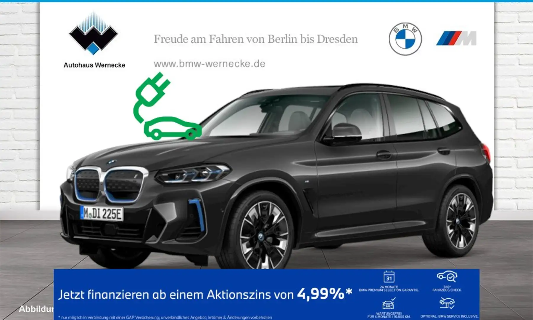 BMW iX3 M Sport Gestiksteuerung Head-Up HK HiFi DAB Grau - 1