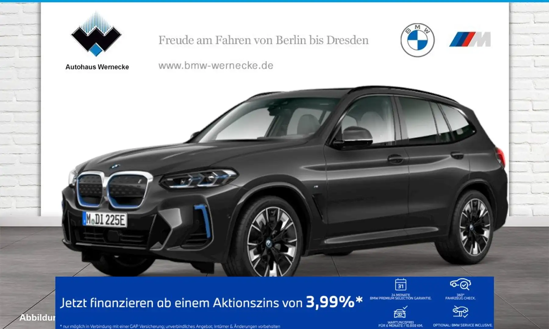 BMW iX3 M Sport Gestiksteuerung Head-Up HK HiFi DAB Gris - 1