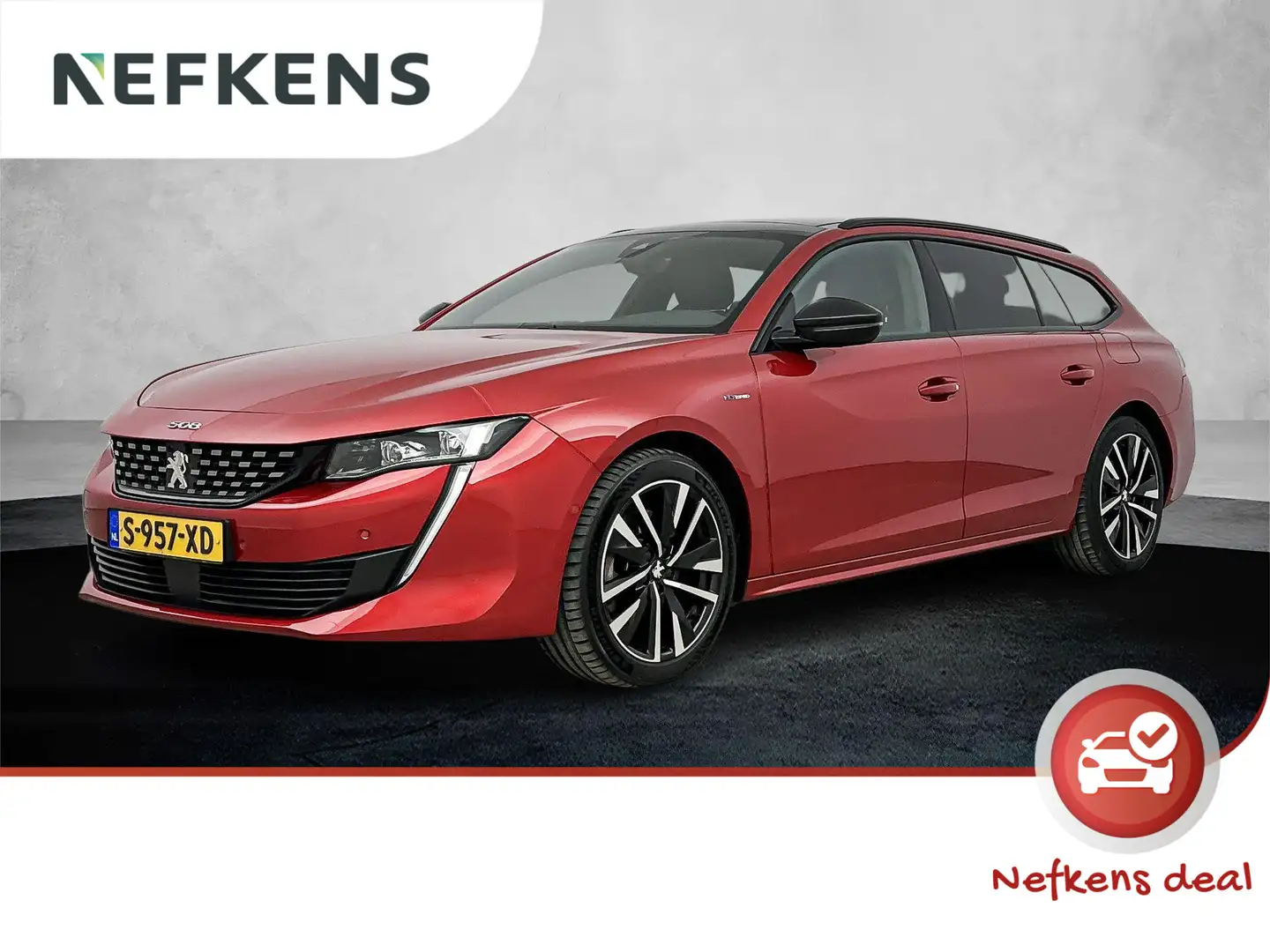 Peugeot 508 SW GT Pack Business 1.6 Plug-in HYbrid 225pk Autom Rood - 1