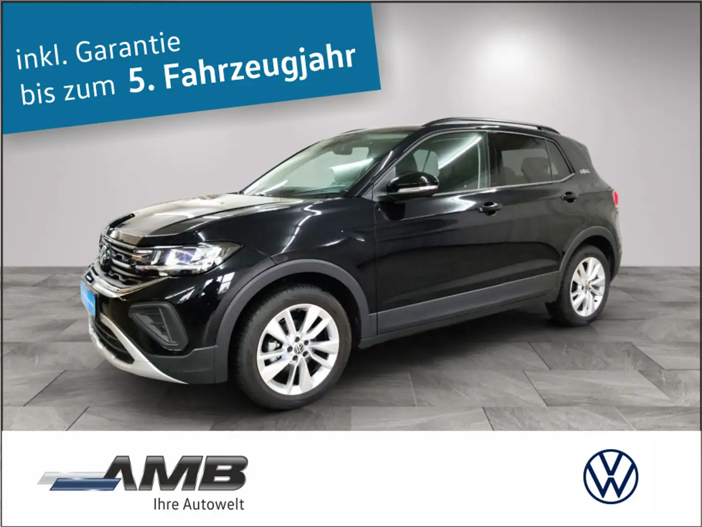 Volkswagen T-Cross Goal 1.0 TSI LED/Travel/Beats/01.30Garan Noir - 1