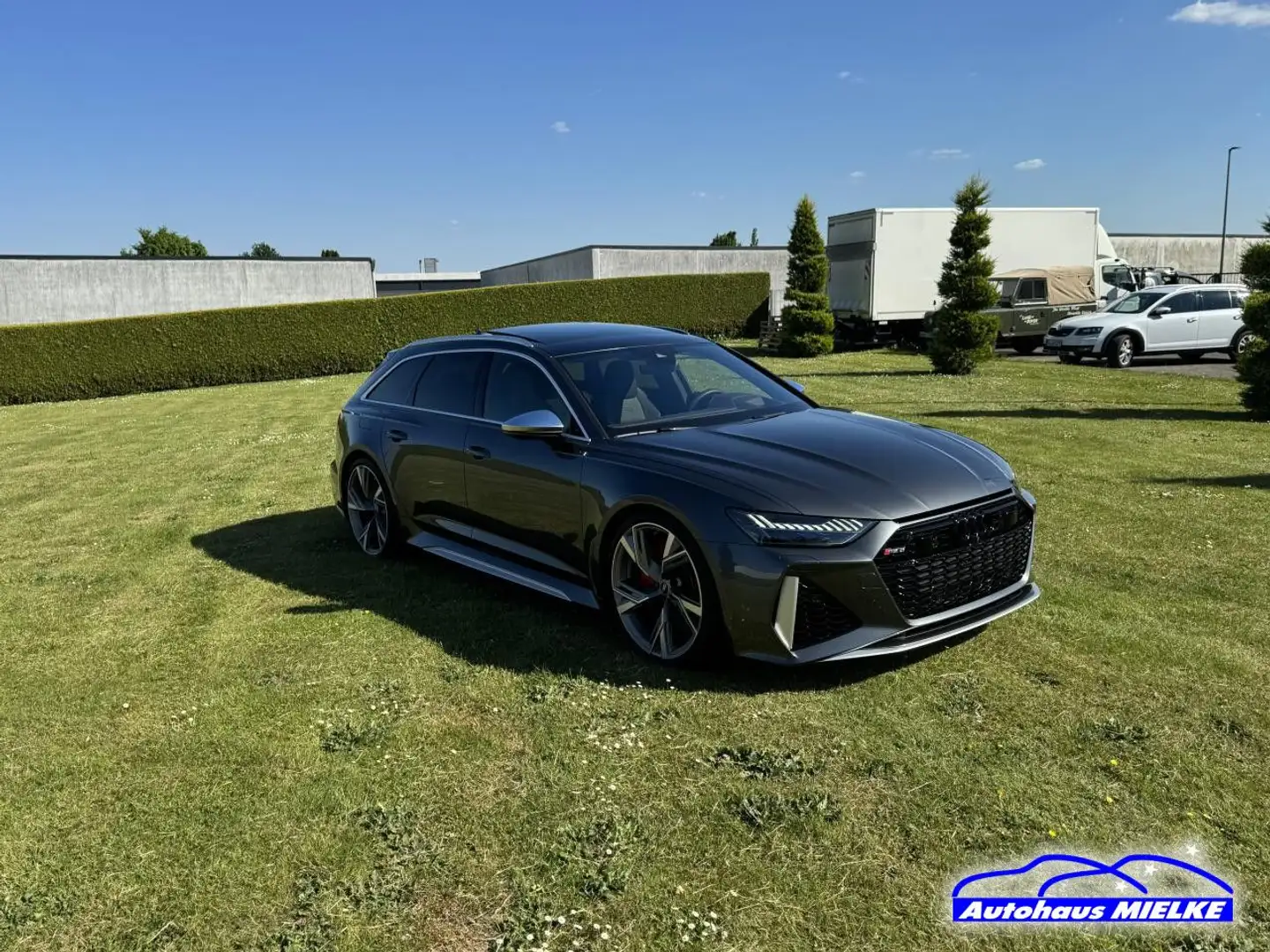 Audi RS6 Avant HUD PANO STANDHZ B&O 05/28 Garantie Navi Gris - 1
